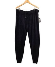 PJ Salvage  Sleep Pants Womens Small Black Gold Feather Knit Luxe Lounge... - £17.80 GBP