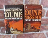 Dune Vintage Paperback Lot - Frank Herbert Berkeley 1980 Messiah Childre... - $37.22