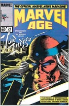 Marvel Age Comic Book #21 Marvel Comics 1984 FINE+ - $1.75