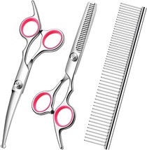 Dog Grooming Scissors with Safety Round Tips Stainless Steel - £13.01 GBP