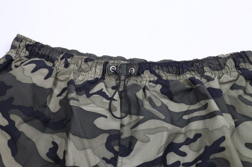 Vintage 90s Mens Size XL Distressed Wide Leg Convertible Cargo Pants Camouflage Item image 7