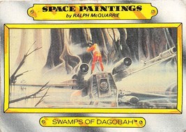 1980 Topps Star Wars Space Paintings By Ralph McQuarrie #123 Swamps Dagobah D - £0.70 GBP