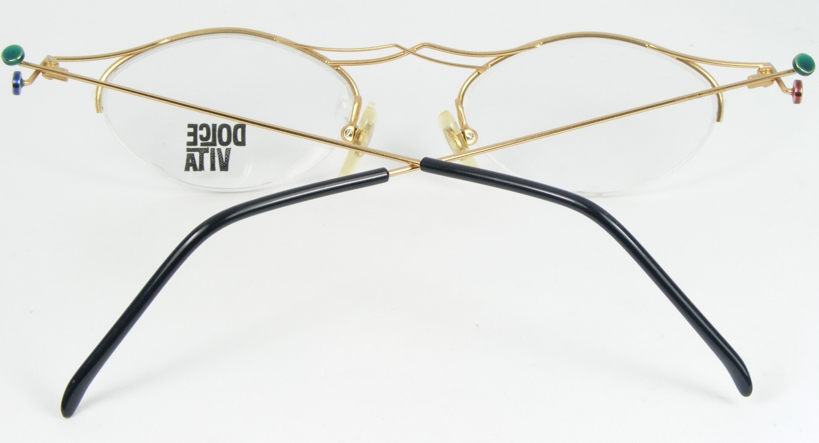 Vintage Dolce Vita Par Casanova DV-34 03 Multicolore Lunettes 44-18-140mm Italie Item image 3