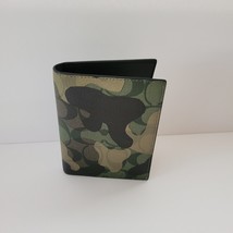 Coach CM032 Signature Camo ID Passport Case Holder Green Multi - £63.76 GBP