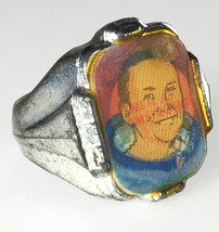 Apollo 11 &quot;Neil A. Armstrong&quot; Silver Gumball Vending Flicker Ring (Circa 1970&#39;s) - £36.85 GBP