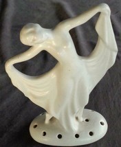 Beautiful Antique Ceramic Figurine - Dancing Woman - 1920&#39;S - 1930&#39;S - Beautiful - £51.79 GBP