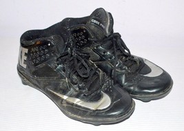 Nike Black &amp; Silver Lunar Code Pro Cleats Shoes - £7.90 GBP