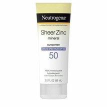 Neutrogena Sheer Zinc Dry-Touch Sunscreen Lotion with SPF 50, 3 fl oz.. - £20.56 GBP
