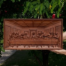 Bgcopper Last Supper Religious Carving Icons Gifts, Religious Wood Wall Art - $179.00