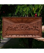 Bgcopper Last Supper Religious Carving Icons Gifts, Religious Wood Wall Art - €156,61 EUR