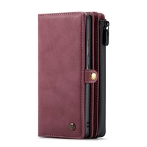 Wallet Case For Galaxy S22 Ultra 5G, [2 In 1 Detachable Magnetic] Durable Pu Lea - £20.77 GBP