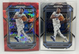 2023 Panini Prizm Draft Picks Jaylen Clark RC Red Cracked Ice Prizm Base #6 - £2.23 GBP