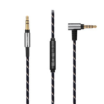 Audio nylon Cable with Mic For Hifiman Edition S Deva HE-R10 R10P - £12.75 GBP