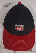 Phillips 66 Cap Hat Red Black White Snapback Trucker Mesh Richardson - $16.49