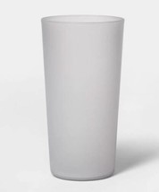 Room Essentials 12 Gray 26oz Plastic Tall Tumbler Cups - £16.27 GBP