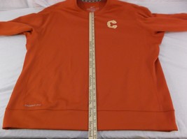 Nike THERMA-FIT Orange Long Sleeve Pullover Crewneck Men&#39;s Shirt Extra Large - £14.50 GBP