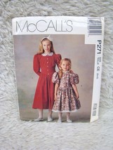 McCall's #P271 Uncut Sewing Pattern (Sz 3,4,5) Childrens' and Girls' Dress - $4.95