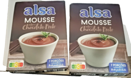 2 x Dark Chocolate Mousse 125 g (2 x 4.41Oz) Alsa By Dr. Oetker Portugal - $15.25