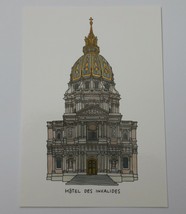 Intercontinental Paris Le Grand Hotel Postcard Card Hotel Des Invalides France - £7.95 GBP