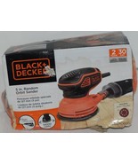 Black Decker BDERO600 5 Inch Random Orbit Sander Orange Black CORDED - £34.35 GBP