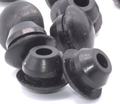 Push-In Round Rubber Feet  Fits 8mm Hole x 13mm OD x 3mm Height w 1.6mm Ridge - £8.06 GBP+
