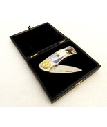 USA Eagle Knife in a Presentation Box, Folding Knife with 3&quot; Stainless B... - $16.10 CAD