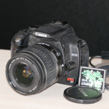 Canon Eos Digital Rebel Xt 8MP Dslr Camera Kit W 18-55mm Lens + 8GB Cf *Tested* - $72.22
