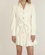 Dolce Cabo vegan belted dress in IVORY - £60.69 GBP