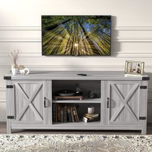 Yeshomy Modern Farmhouse Tv Stand, Entertainment Center Console Table, M... - £122.69 GBP