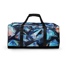 Diamond Print Duffle Bag - $75.00