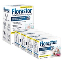 Florastor Daily Probiotic Supplement 250MG With D3 Flora Store 120 Capsules New - £71.34 GBP