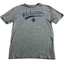 Vancouver White Caps FC Adidas T Shirt Sz M Heather Grey Tri Blend Socce... - $19.75