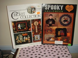 Halloween 2 Cross Stitch Patterns Cricket Collection &amp; Need&#39;l Love Co - £11.79 GBP