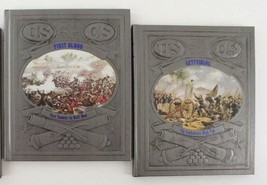 Lot 2 US Civil War History HB Books Illustrated Guide First Blood &amp; Gettysburg - £16.33 GBP
