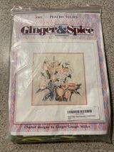 Ginger &amp; Spice Peachy Tulips 9501 Cross Stitch Kit - $20.89