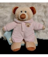 Ty Pluffies 2014 Baby Pink Bear Plush Soft Pajamas Teddy Stuffed Animal Toy - $24.75