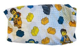Lego Movie Twin Size Fitted Bed Sheet Craft Fabric Colorful Bedding Sheets - $15.79