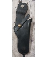 K. Harrison MAKER Akron, OH ~ Black Tooled Leather Pistol Gun Holster - £41.05 GBP