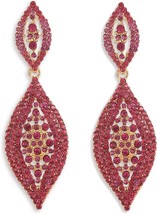 Elegant Rhinestone Dangle Earrings  - £22.56 GBP