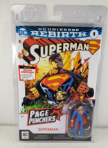 Superman (Rebirth Superman) McFarlane Page Punchers 3&quot; Action Figure with Comic - £15.37 GBP