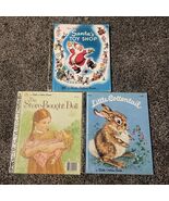 Little Golden Book X3 Little Cottontail 1982 Store Bought Doll 1983 Sant... - €10,31 EUR