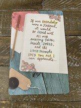 American Greetings Greeting Card Friendship Journal - $8.79