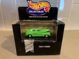 HOT WHEELS COLLECTIBLES GREEN 1947 FORD CONVERTIBLE NEW 1998 VINTAGE - £9.80 GBP