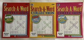 Lot of 3 Kappa Search-A-Word Collection Circle-A-Word Seek Puzzle Books ... - £14.34 GBP