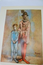 Vintage Picasso Print Two Saltimbanques 53788 - £15.81 GBP