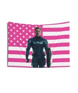 Captain America: The Winter Soldier Tapestries, Captain America Pink Fla... - $20.99