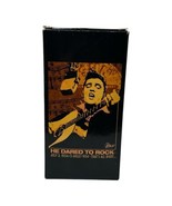 Elvis Presley 50 YEAR ANNIVERSARY WRIST WATCH 1994 Vintage Black Leather... - $26.18