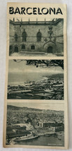Vintage Barcelona Spain Bureau Information Brochure - £13.19 GBP