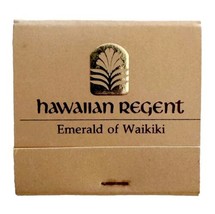 Hawaiian Regent Emerald Hotel Waikiki Vintage Matchbook Diamond Head Full E34m4 - £19.63 GBP