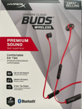 HyperX - 4P5H7AA - Cloud Buds Wireless Headphones - Red-Black - $34.95